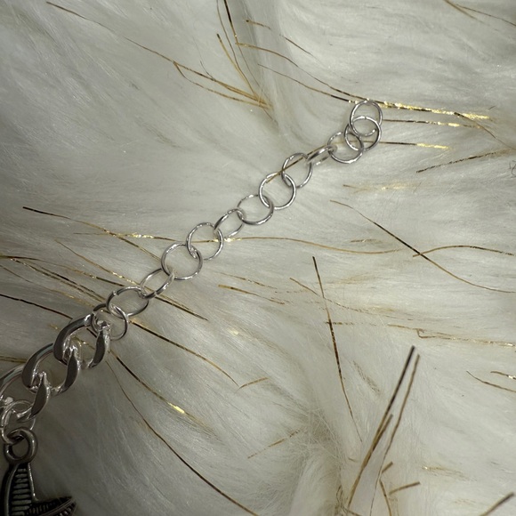 Handmade Silver Plated Charm Bracelet with Sea Charms - Picture 8 of 9